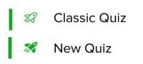 Classic and new quiz icons