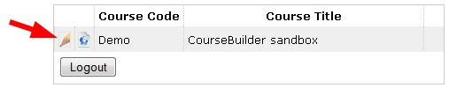 CourseBuilder site list